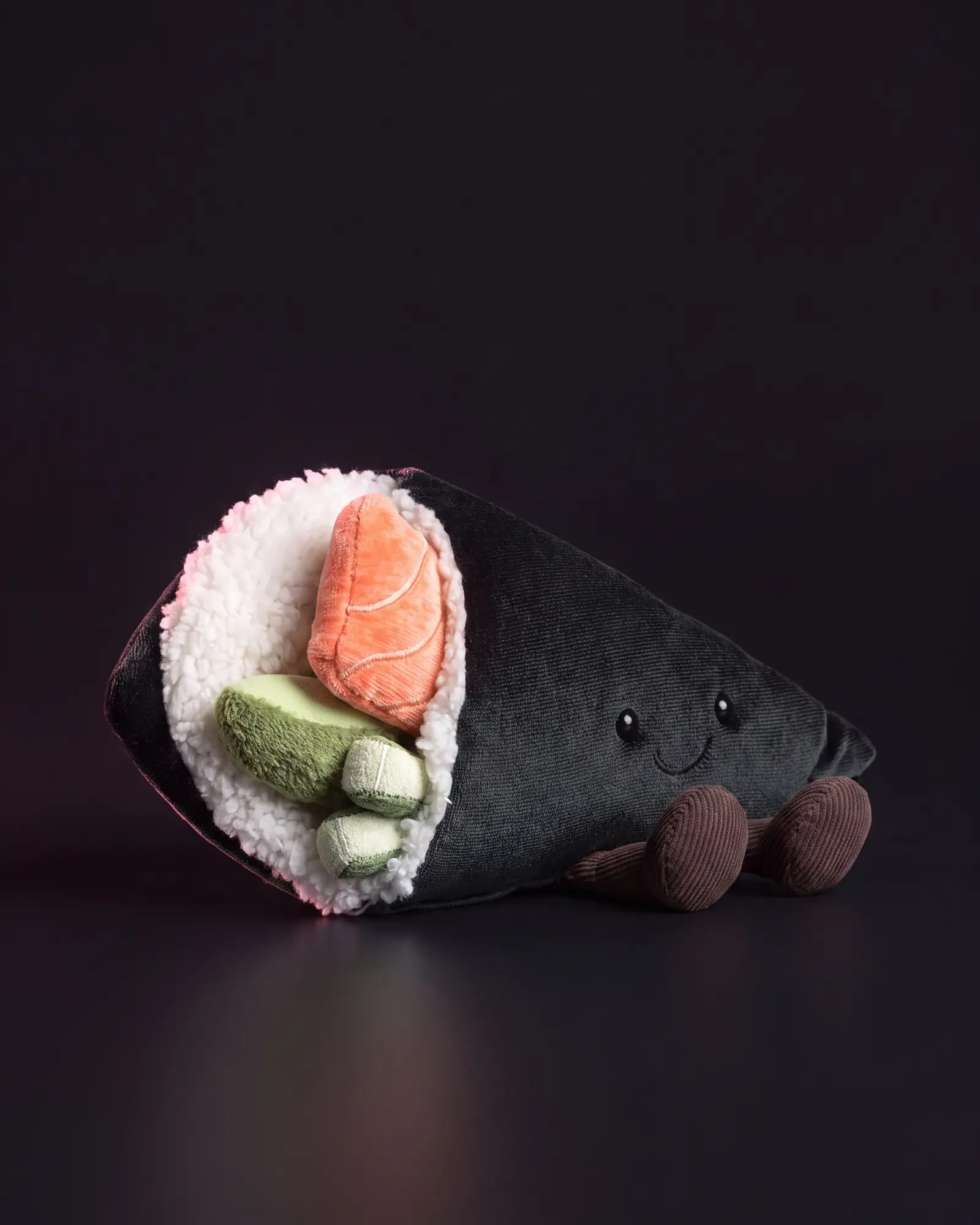 Amuseables Coneroi Temaki on a dark studio background.